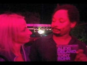 Derrick May presenta entusiasmado a Alexi Delano & Tony Rohr @ Catwalk Club Rotterdam. 15.08.09
