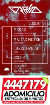 HOOOOOY!!!!!!! MEKAS (Argentina) + MATIAS MUTEN (Uruguay) – @ El Trebol en Envigado [A la venta YA 4447179]