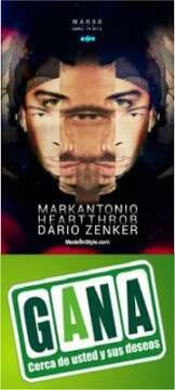 En pocas horasssss la mejor fiesta del Fin de Semana: MARKANTONIO, HEARTTHROB Y DARIO ZENKER !!! W.A.R.9.0 [Últimas boletas a $43.000 en cualquier puesto GANA]