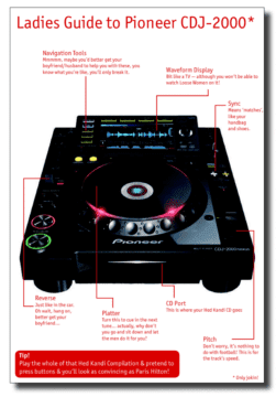Guía sexista para manejar una CDJ Pioneer