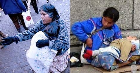 ATENCIÓN: ¿POR QUÉ EL NIÑO QUE CARGAN LOS LIMOSNEROS SIEMPRE ESTÁ DURMIENDO