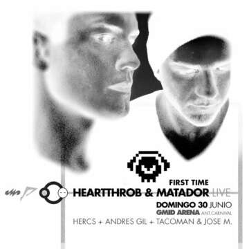 ÚLTIMAS BOLETAS a $ 40.000 PARA HEARTTHROB & MATADOR, YA SUBEN DE PRECIO A $ 50.000
