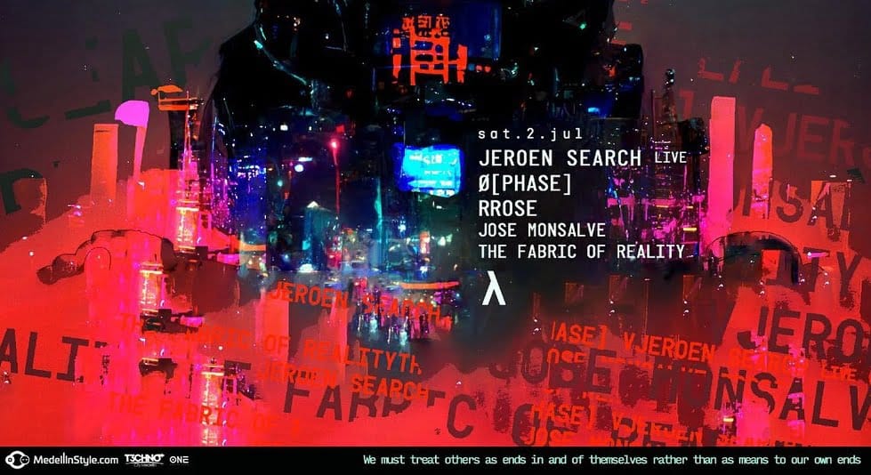 RROSE se une a JEROEN SEARCH Live y Ø [PHASE] este sábado en One hasta las 6AM