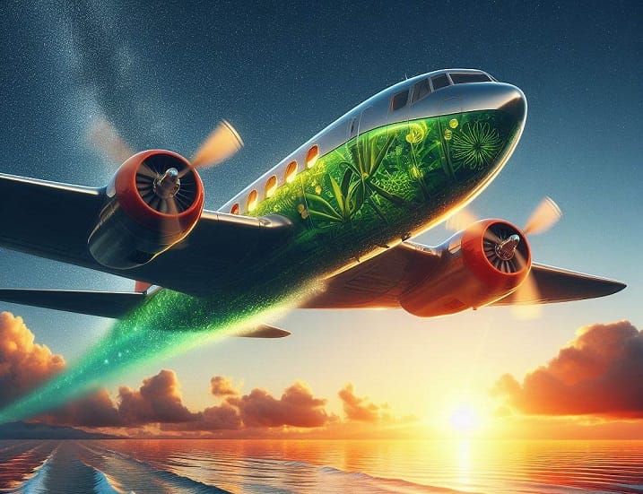 El primer vuelo transatlántico con combustible sostenible 