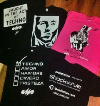 Desde las 6pm hasta las 10pm reclama Camisetas, Stickers y CDS GRATIS en Tropical Cocktails de la 9