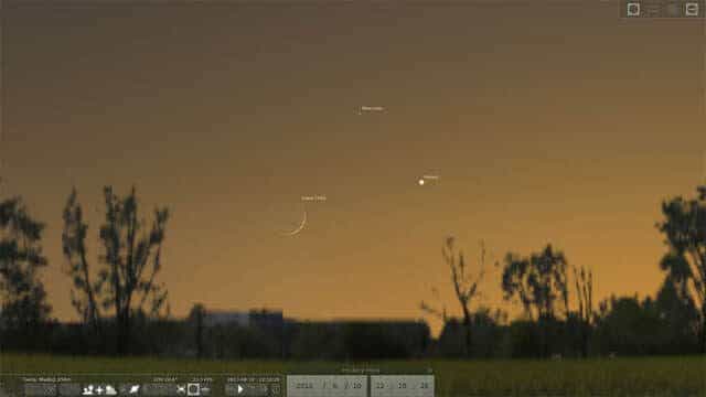 Hoy se podrá observar la conjunción de Júpiter, Venus y Mercurio