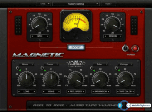 Nomad lanza Magnetic, plugin emulador de cinta