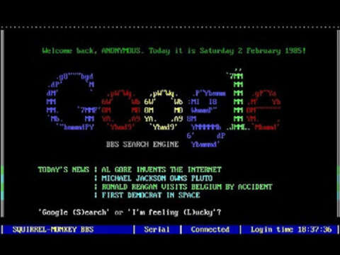 Así habrían sido Twitter y Facebook en los 80