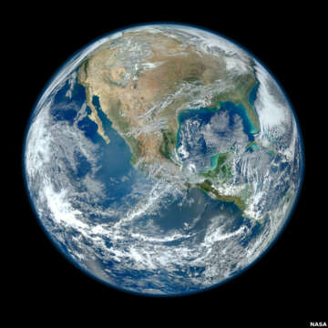 La NASA captura una espectacular imagen de la Tierra con el nuevo Suomi NPP