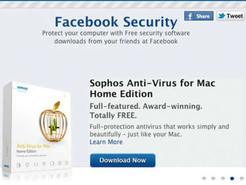 Facebook lanzó un antivirus gratuito
