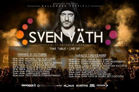 SVEN VATH: Halloween Contest MedellinStyle 2014