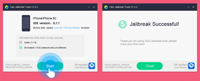 Jailbreakea tu Manzana con solo 1 click