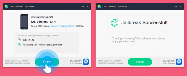 Jailbreakea tu Manzana con solo 1 click
