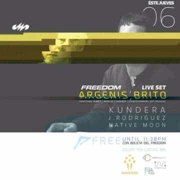 HOY ARGENIS BRITO! en Mansion GRATIS !!! FREEDOM Preparty!