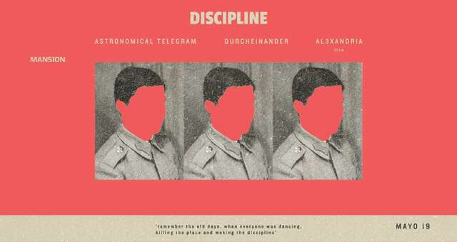 Tono Lmtd pres: DISCIPLINE en Mansion Club éste Viernes