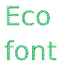 Llegó la Ecofont