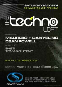 SPACE MIAMI | THE TECHNO LOFT | MAYO 9