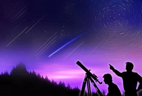 Lluvia de estrellas, a la vista.