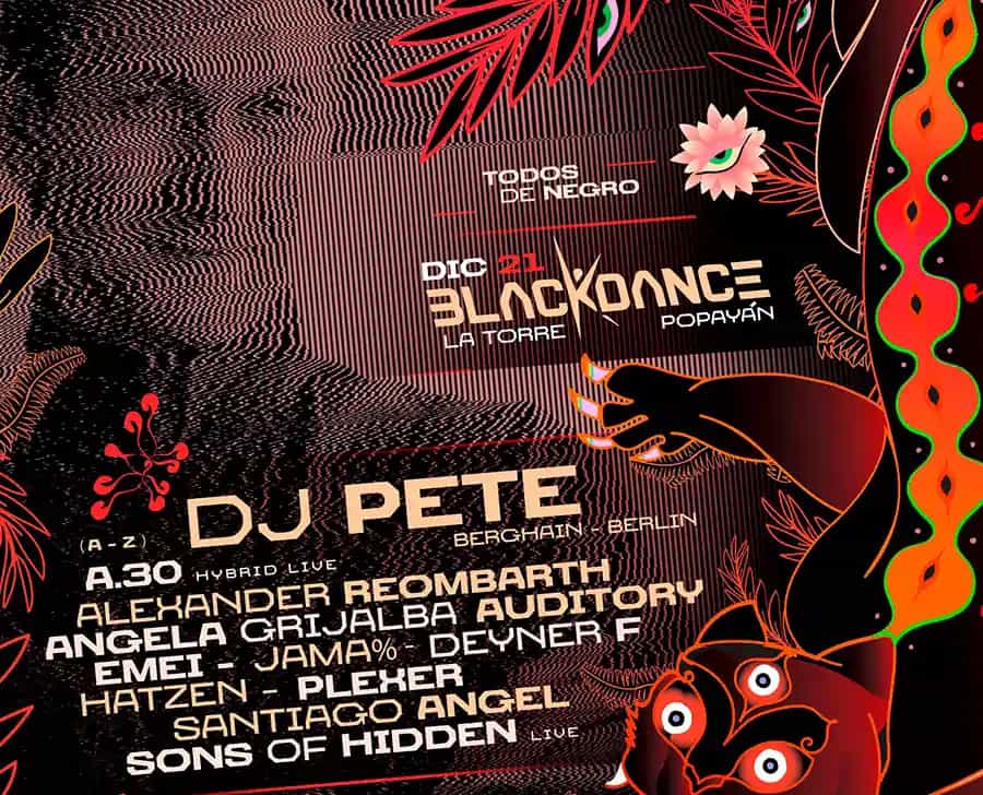 Popayán, una leyenda del techno berlinés llega este sábado a la tercera edición del Blackdance