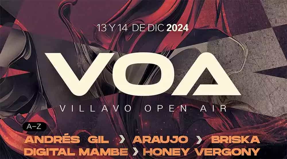 Este finde VILLAVO OPEN AIR 2024 en los Llanos, mira el lineup aquí