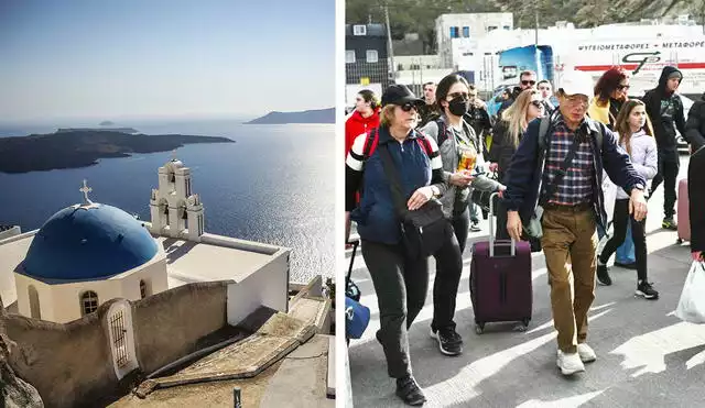 Evacuación En Santorini Ante La Amenaza De Un Posible Terremoto.