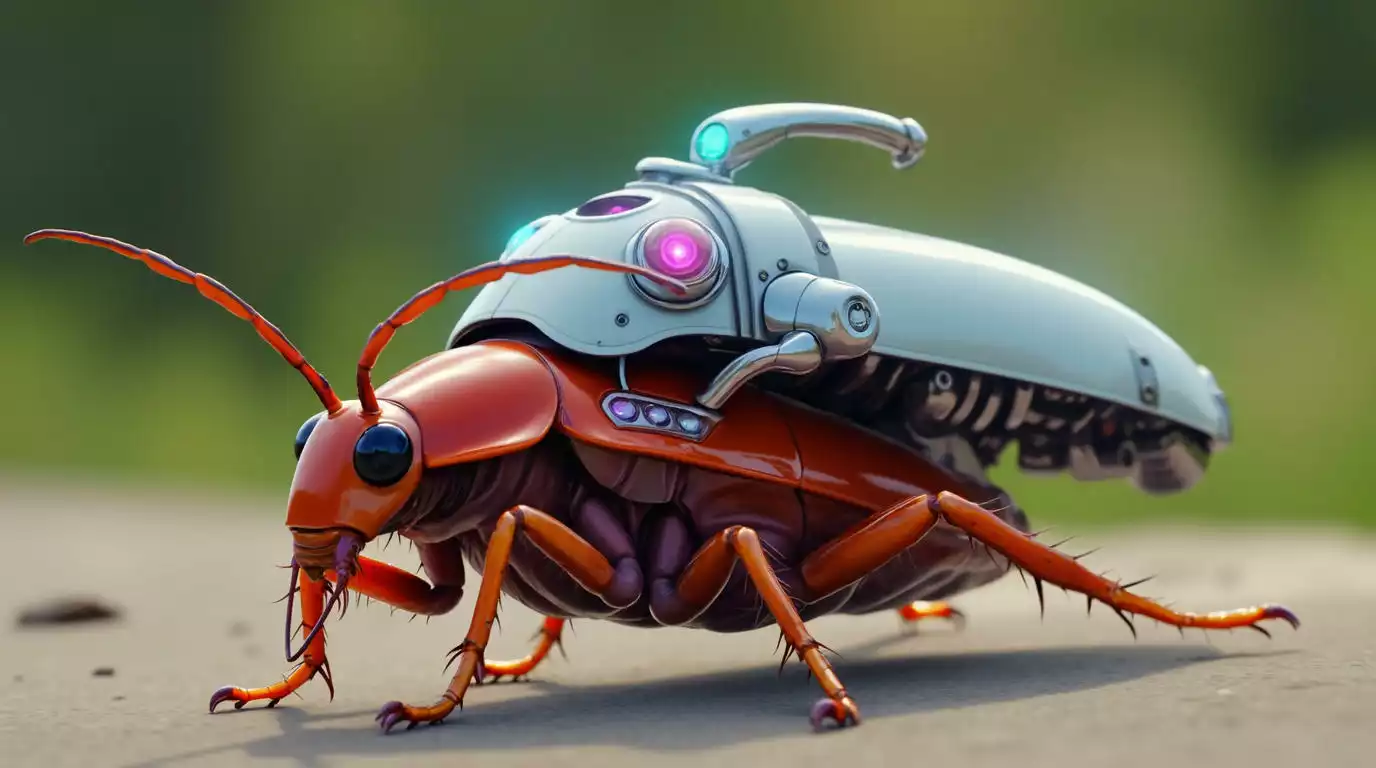 Cucarachas Cyborg: Pasan de dar asco a ser heroínas.