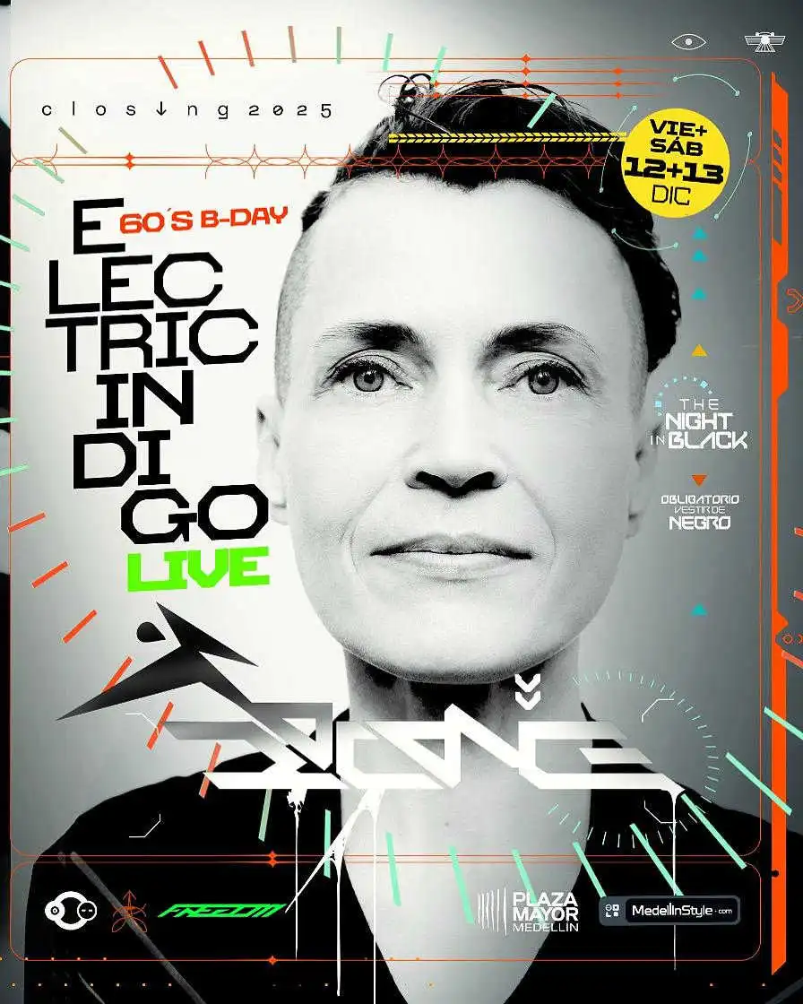 La Legendaria ELECTRIC INDIGO Estará Haciendo Live En El Blackdance2025.