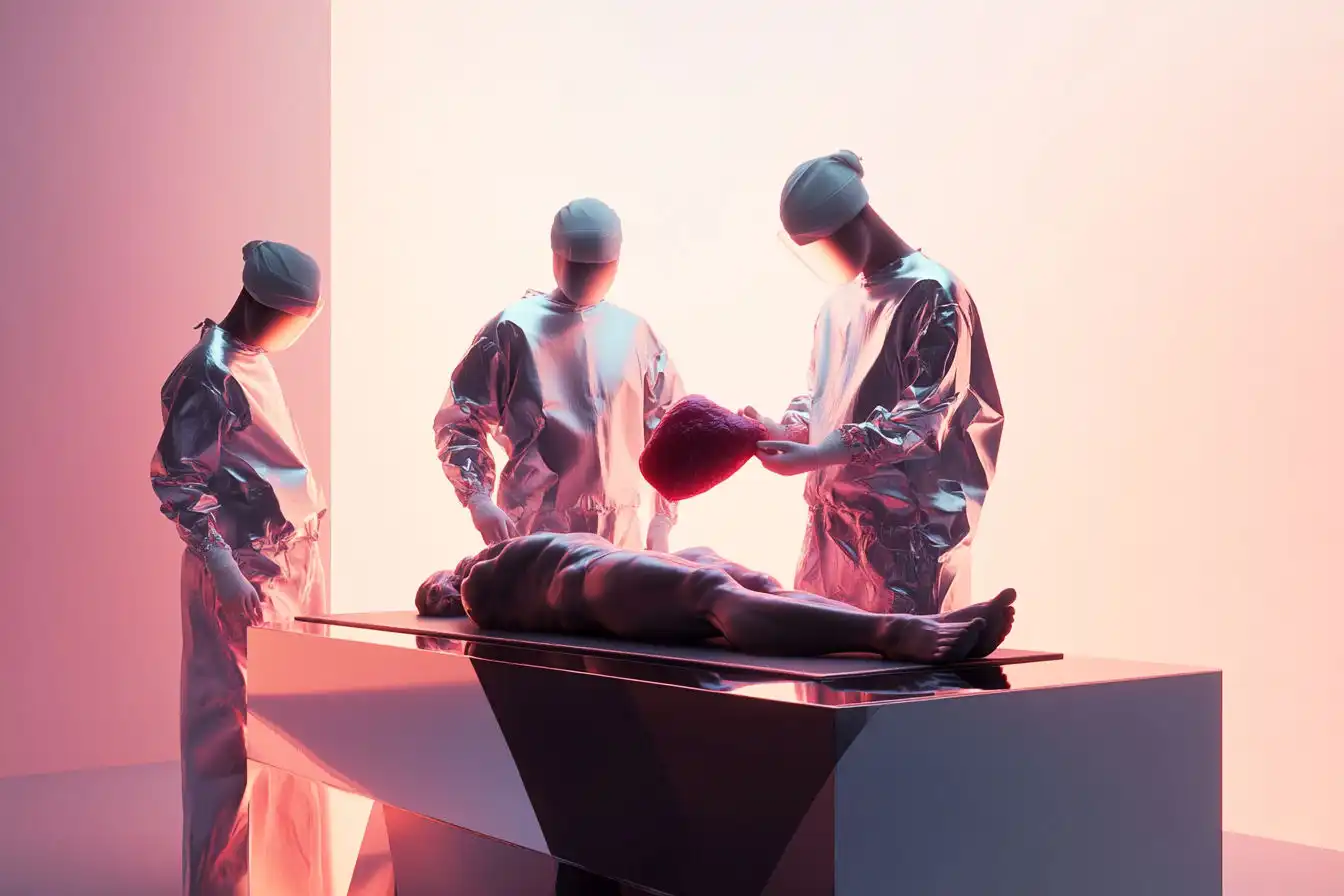 Primer Trasplante Exitoso De Hígado De Cerdo En Un Humano.