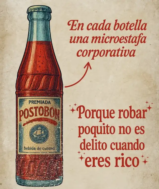 Postobón: 2,7 millones de botellas de 350 ml anuales nunca llegaron al consumidor, pero sí fueron cobradas.