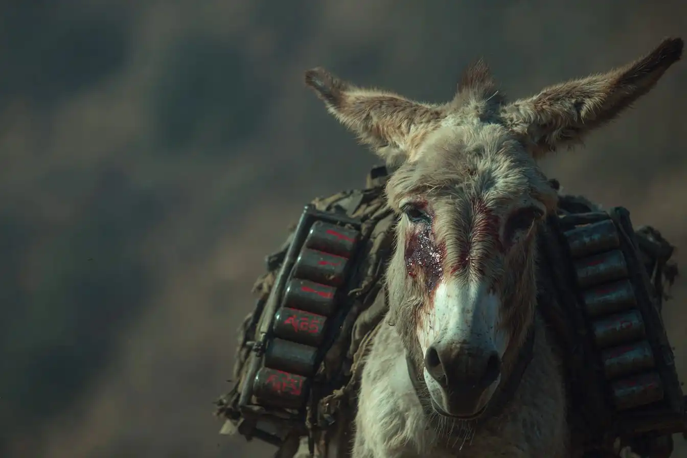 Utilizan a un burro como bomba en ataque del ELN.