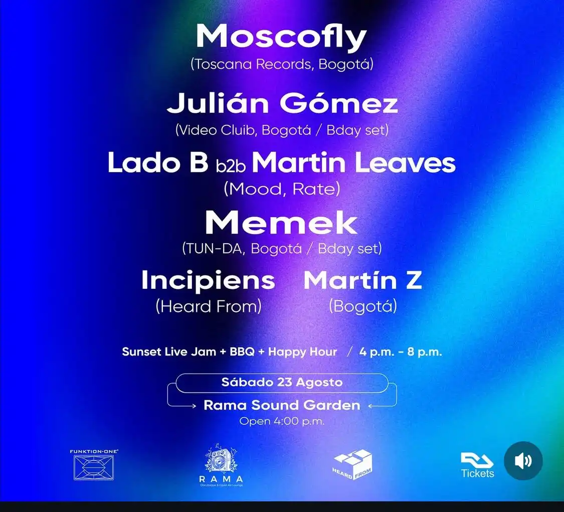 Hoy Rama Sound Garden muestra éste post y obtén 30%