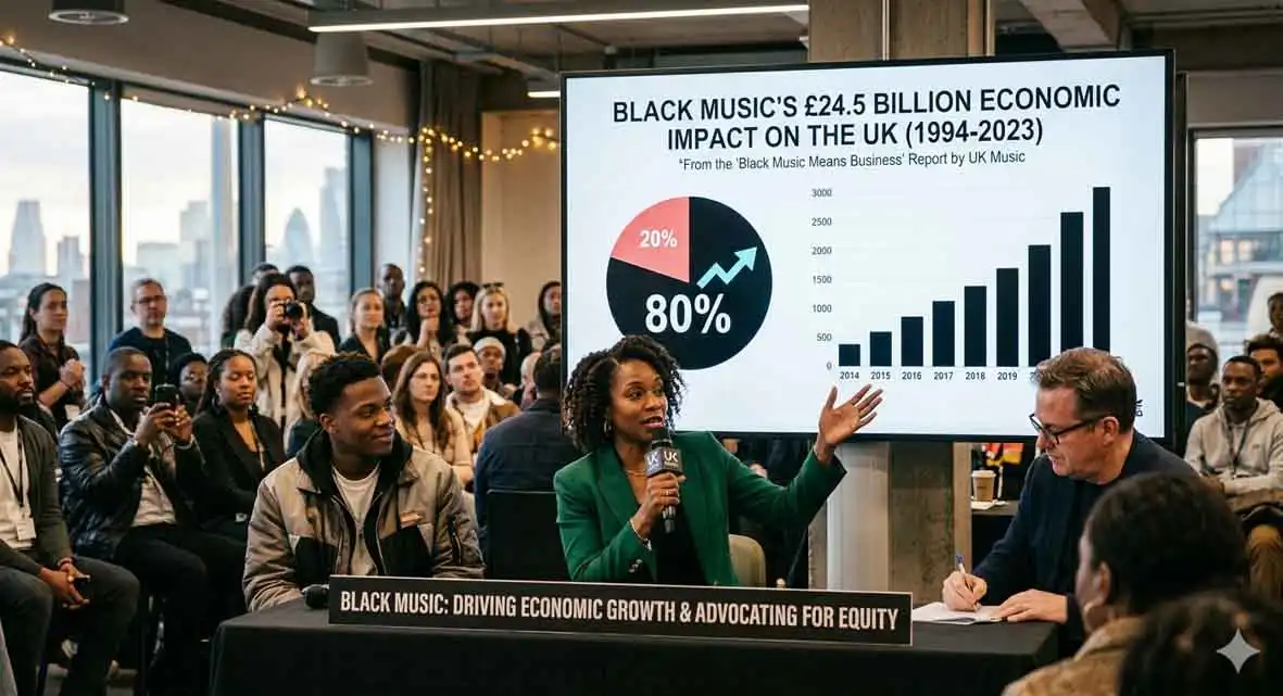 La música negra representa el 80% de los ingresos musicales del Reino Unido generados en los últimos 30 años