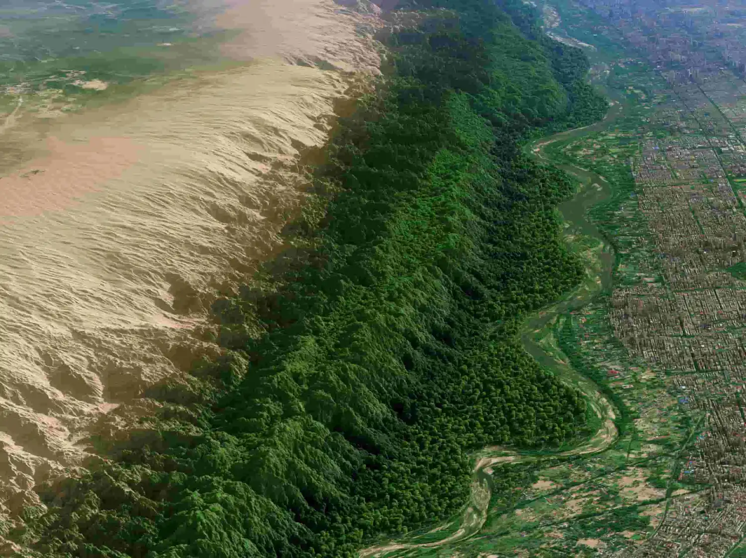 La 'Gran Muralla Verde' de China transforma el clima regional pero enfrenta riesgos de estrés hídrico