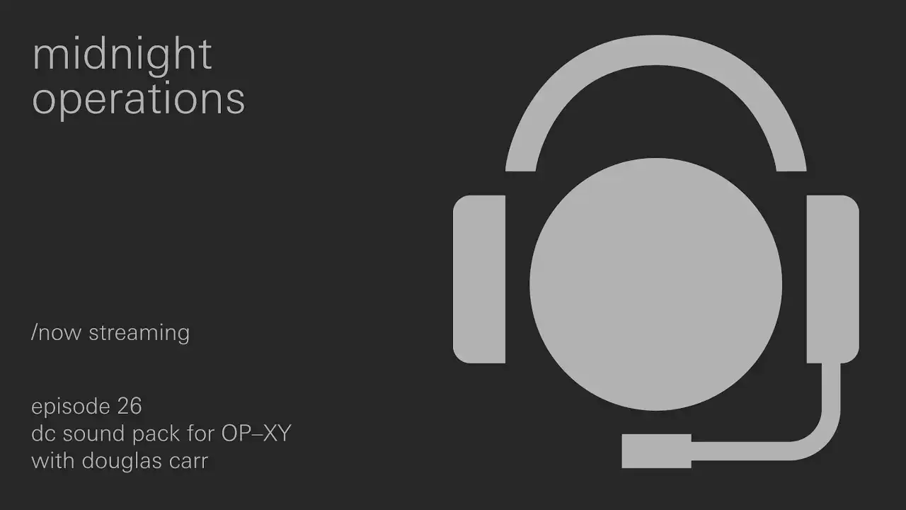 Douglas Carr presenta sound pack gratuito para OP-XY