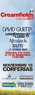 Cancelado CREAMFIELDS en BOGOTA: Secretaria de Gobierno