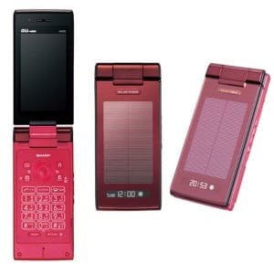 Celular solar de Sharp, a prueba de agua