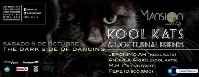 :: Sponsored :: Hoy Sábado KoolKats Analogy Music en Mansion Club