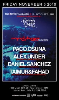HOY en NYC: PACO OSUNA, ALEX UNDER y DANIEL SANCHEZ