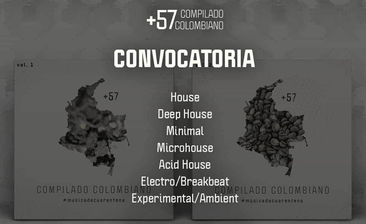 Compilado Colombiano +57: Convocatoria nacional de música electrónica