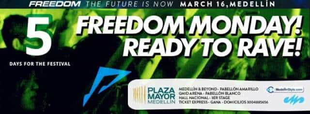 •••••ARE YOU READY TO RAVE!!! 5 days fot FREEDOM! Last tickets 70000 hasta el Jueves!