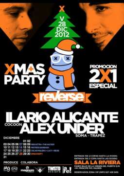 Alex Under e Ilario Alicante celebran la Navidad en Reverse