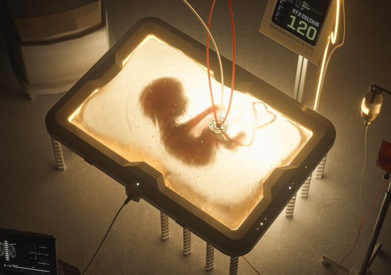 En la China distópica ya trabajan para criar bebés en úteros robóticos con IA