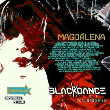BLACKDANCE FESTIVAL: Escucha los mejores tracks de Magdalena