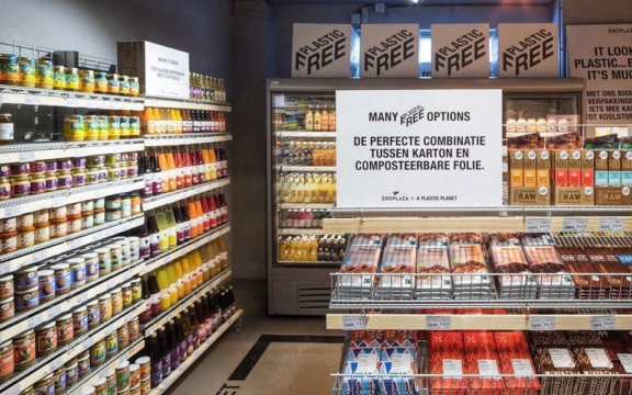 En Ámsterdam abren el primer supermercado del mundo libre de plásticos