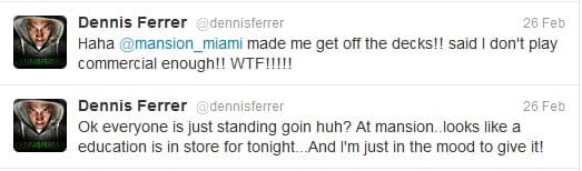 Miami's Mansion Nightclub Stops DJ Dennis Ferrer's Set for Not Being "Commercial Enough"