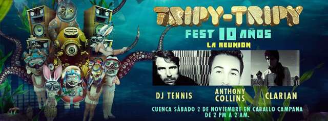Dj Tennis, Anthony Collins y Clarian en Perú