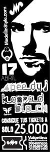 De ayer! Speedy J. (Electric Deluxe – Netherlands) @ Train Wreck Mix 08-APR-2010