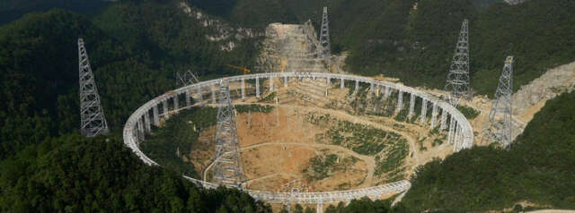 Al aire video del Telescopio más grande del mundo construído en China
