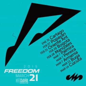 GRACIAS COLOMBIA !!!! ESTAMOS KONEKTADOS !! FREEDOM 2 0 1 5