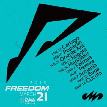 GRACIAS COLOMBIA !!!! ESTAMOS KONEKTADOS !! FREEDOM 2 0 1 5